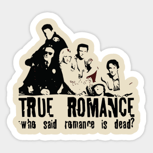 True Romance // Vintage Fan Art Sticker